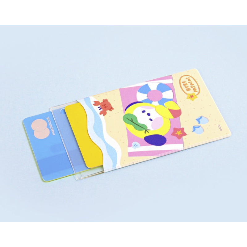 Monopoly x BT21 - Clear Card Pocket - Summer Sky