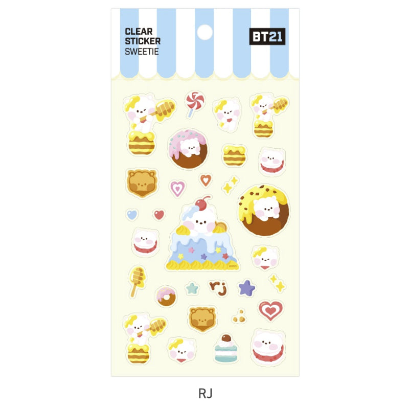 Monopoly x BT21 - Clear Sticker - Sweetie