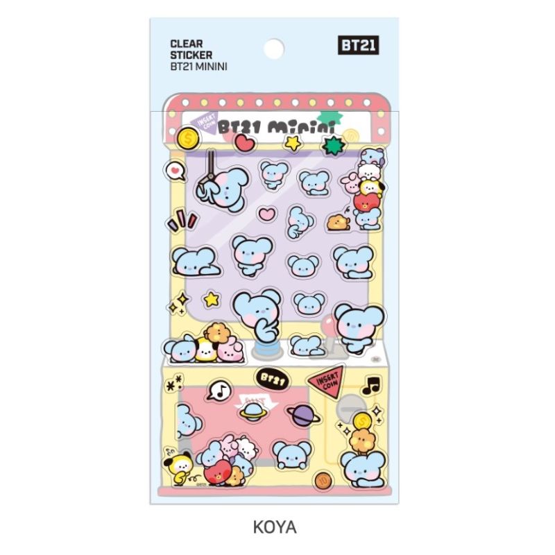 Monopoly x BT21 - Minini Clear Sticker