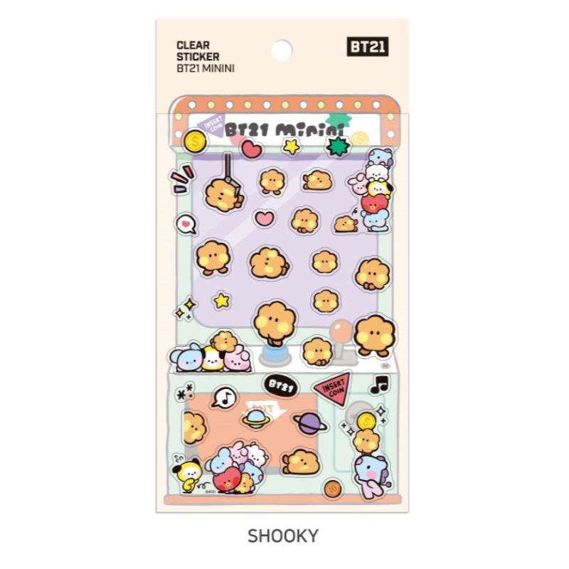 Monopoly x BT21 - Minini Clear Sticker