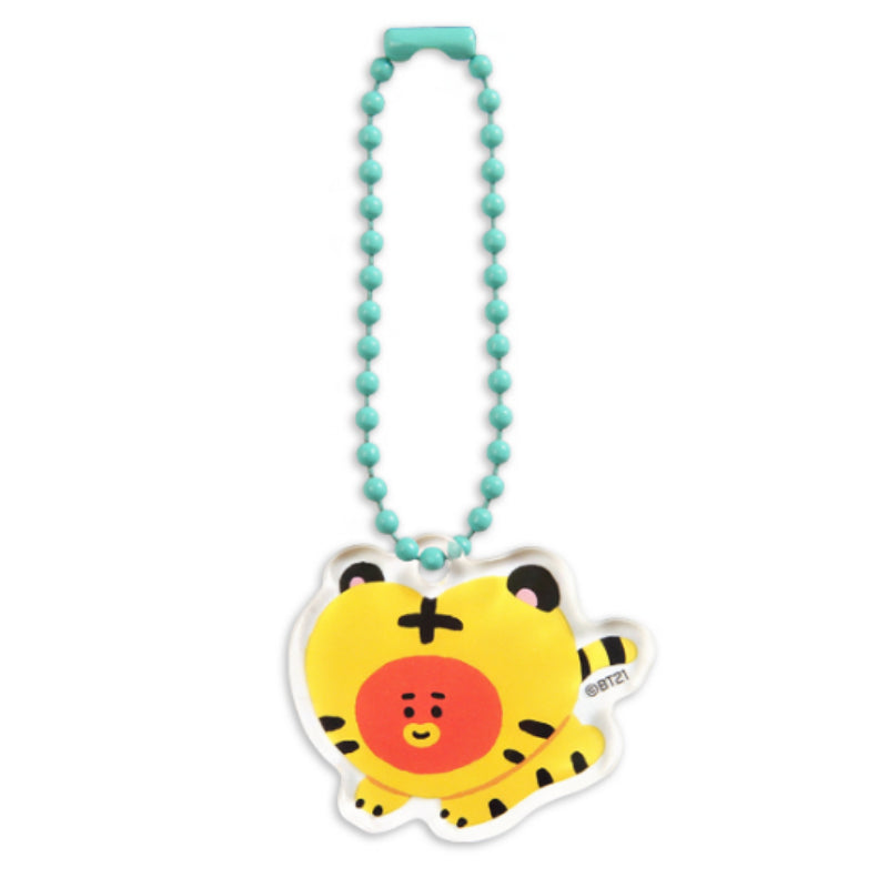 Monopoly X BT21 - Acrylic Simple Key Ring - Tiger