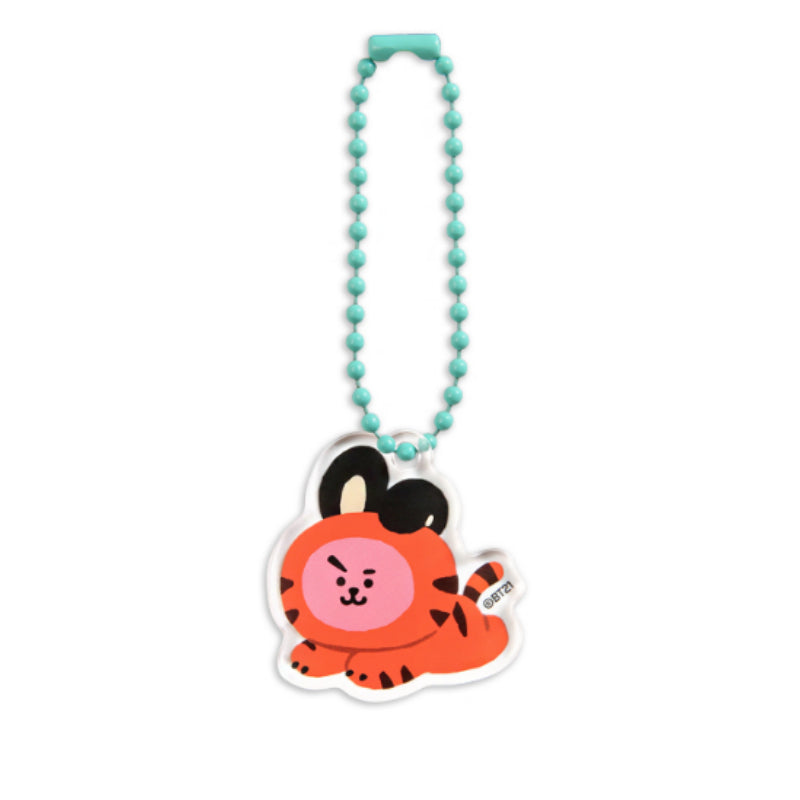 Monopoly X BT21 - Acrylic Simple Key Ring - Tiger