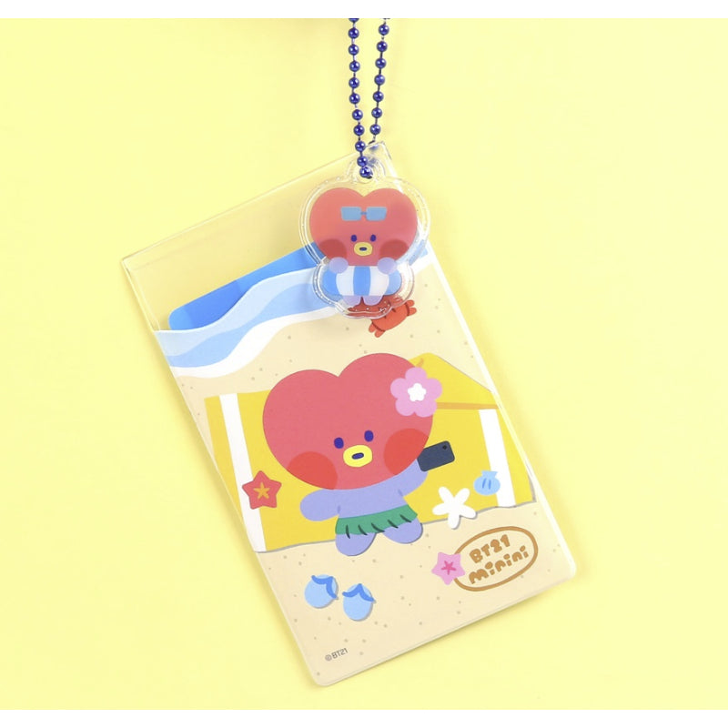 Monopoly x BT21 - Clear Card Pocket - Summer Sky