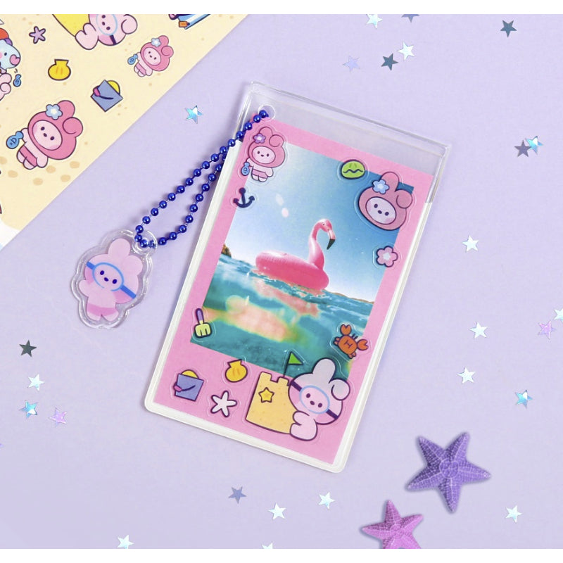 Monopoly x BT21 - Clear Card Pocket - Summer Sky