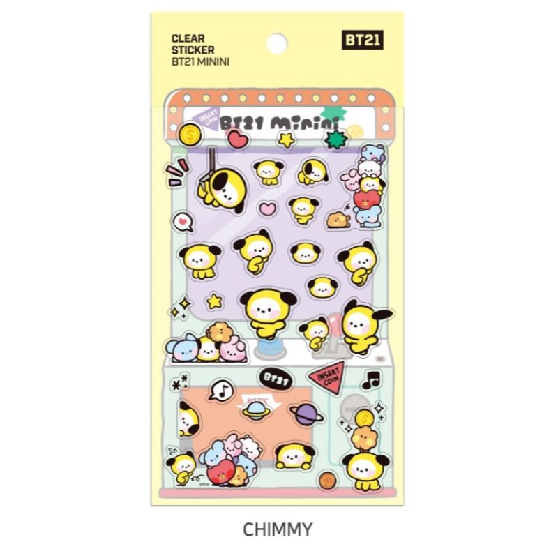 Monopoly x BT21 - Minini Clear Sticker