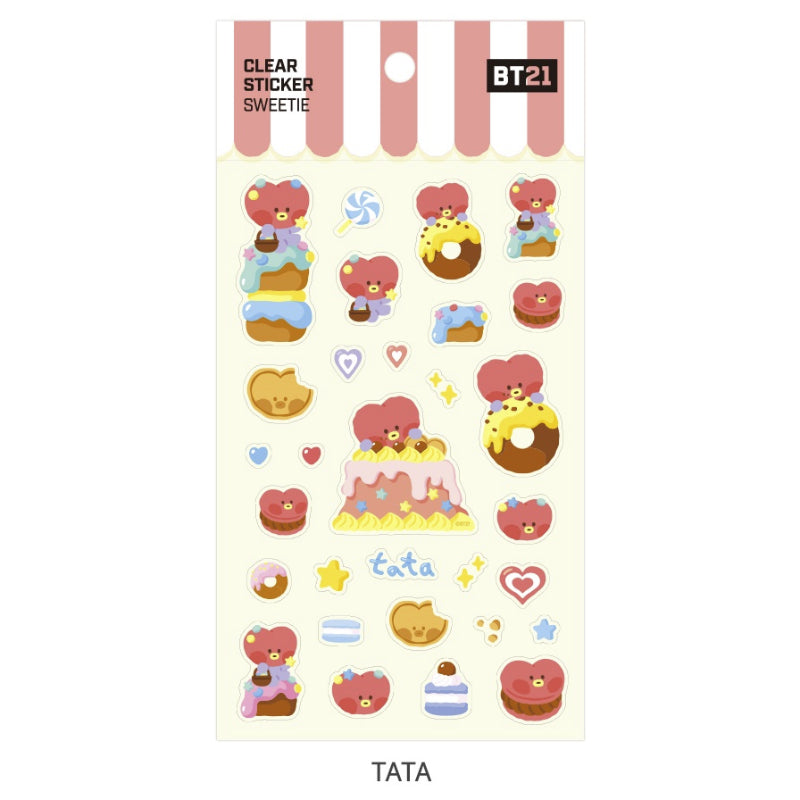 Monopoly x BT21 - Clear Sticker - Sweetie