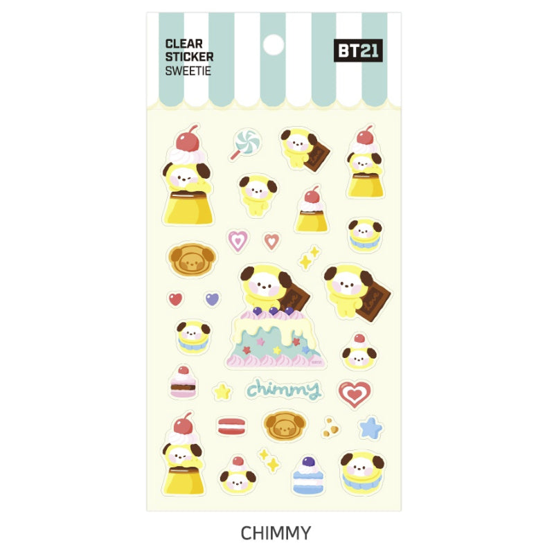 Monopoly x BT21 - Clear Sticker - Sweetie