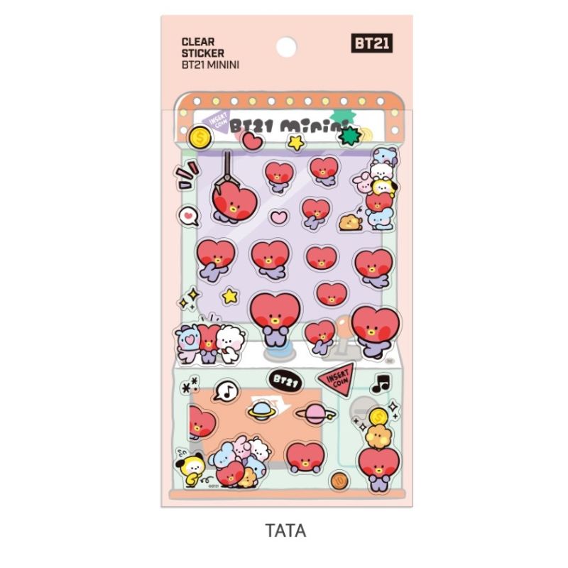 Monopoly x BT21 - Minini Clear Sticker