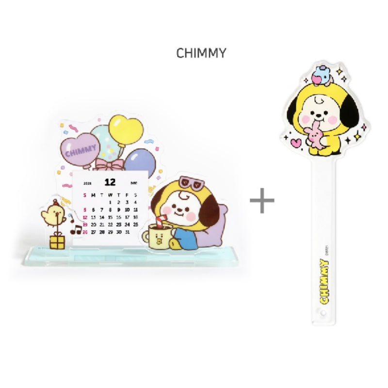 Monopoly X BT21 - Acrylic Calendar + Photo Prop Set