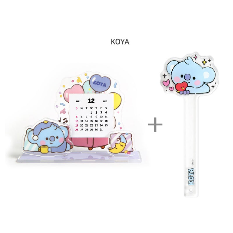 Monopoly X BT21 - Acrylic Calendar + Photo Prop Set