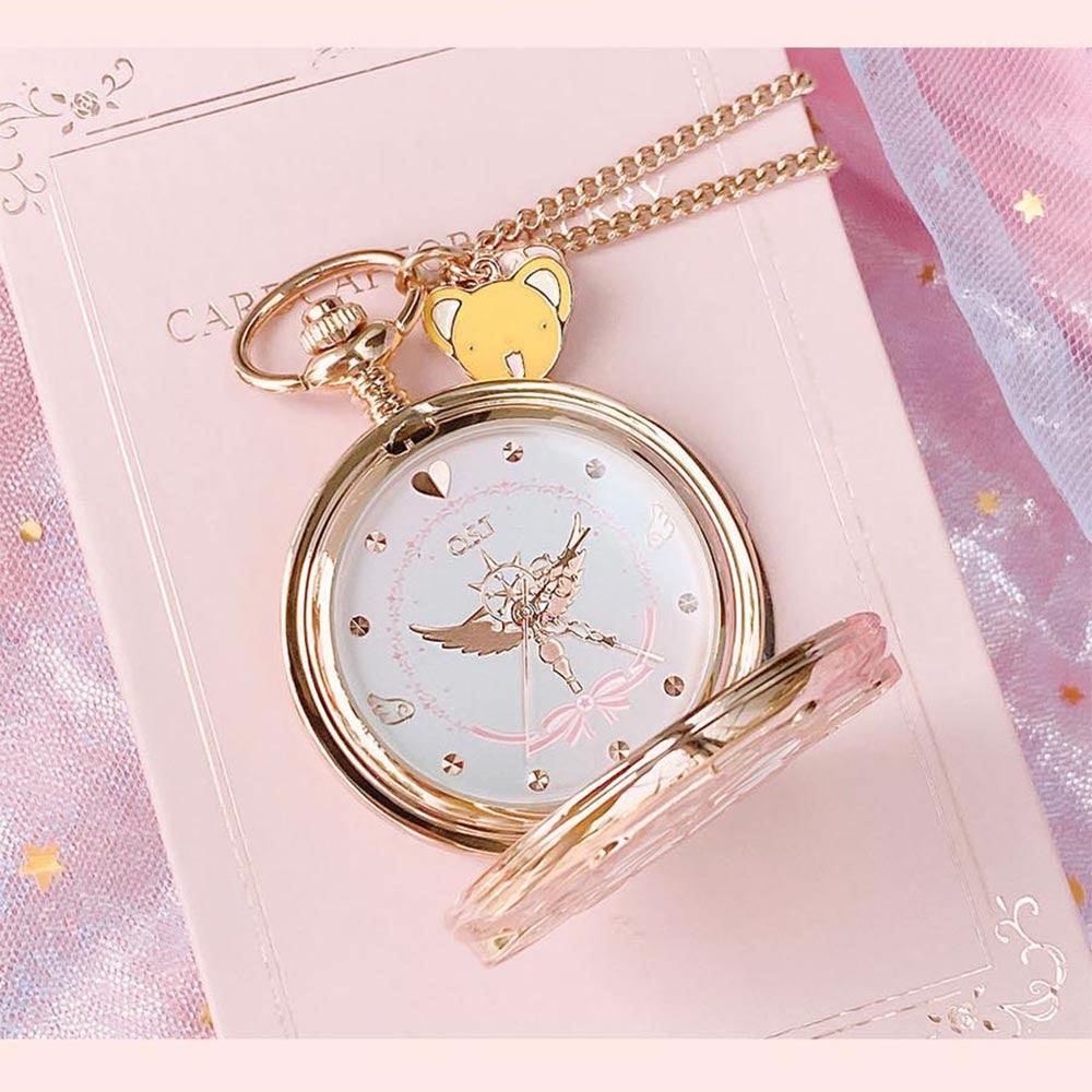 OST x Cardcaptor Sakura - Clear Card Pocket Watch Necklace