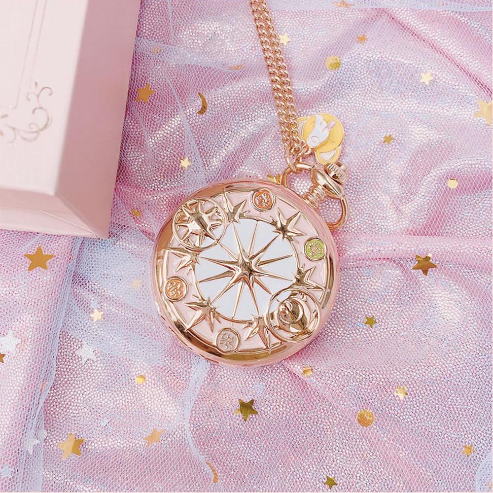 OST x Cardcaptor Sakura - Clear Card Pocket Watch Necklace