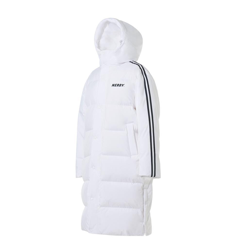 Nerdy - NY Track Long Down Jacket - White – Harumio