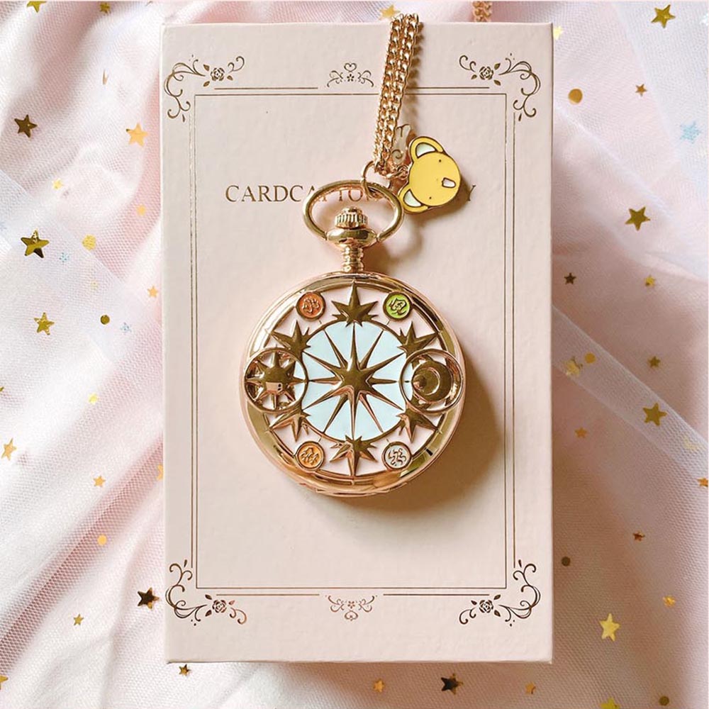 OST x Cardcaptor Sakura - Clear Card Pocket Watch Necklace