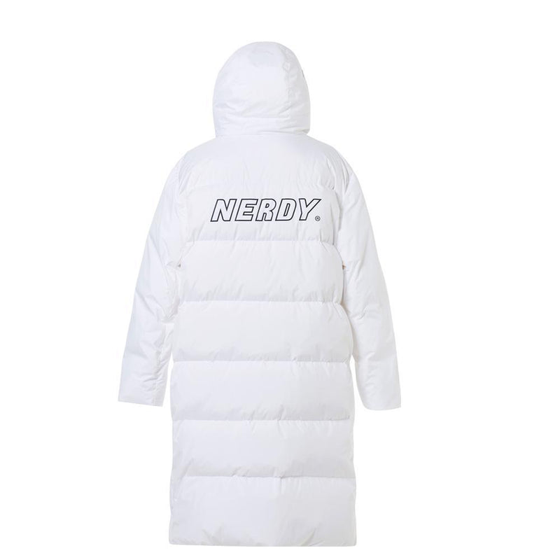 Nerdy - NY Track Long Down Jacket - White – Harumio