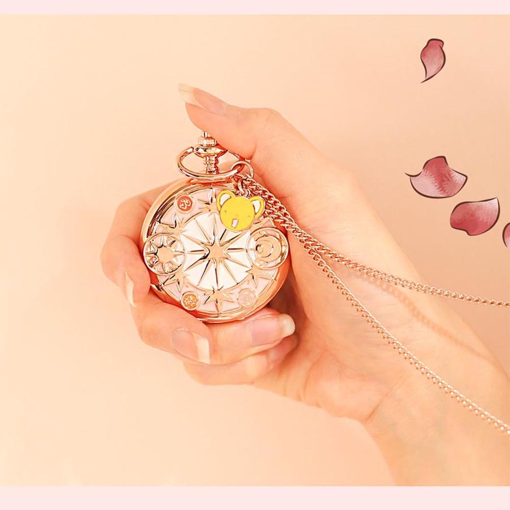 OST x Cardcaptor Sakura - Clear Card Pocket Watch Necklace