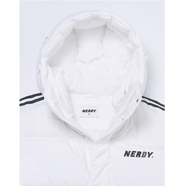 Nerdy - NY Track Long Down Jacket - White – Harumio