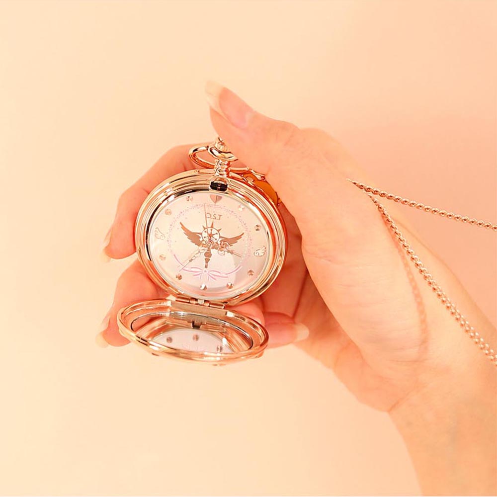 OST x Cardcaptor Sakura - Clear Card Pocket Watch Necklace