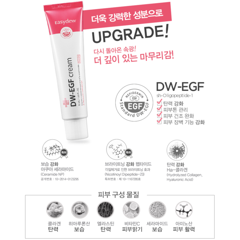 EasyDew - DW-EGF Cream Premium - 50ml – Harumio