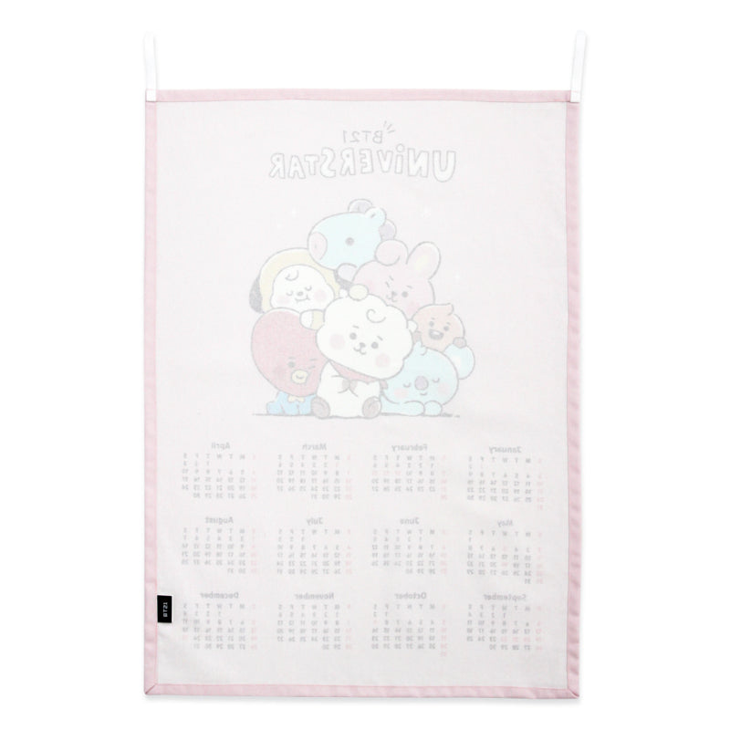 NARA HOME DECO X BT21- Sketch Fabric Calendar