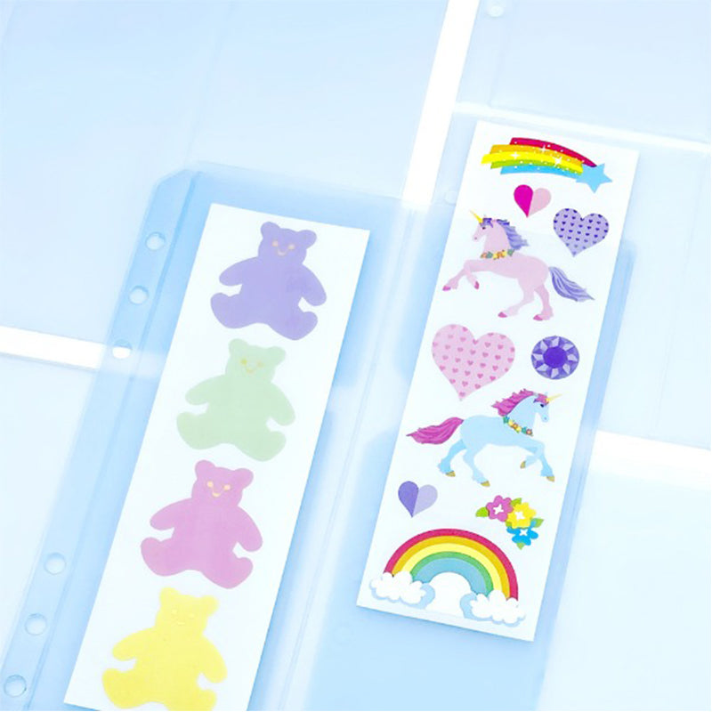 Yudaeng - A5 - 6 Hole Diary Translucent PVC Storage Inlay