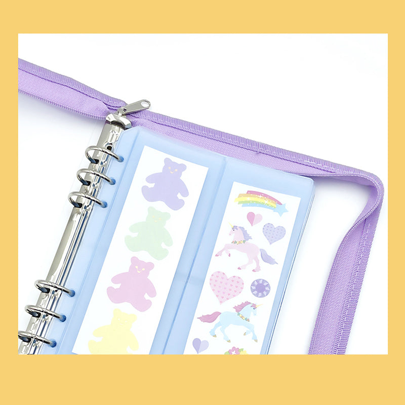 Yudaeng - A5 - 6 Hole Diary Translucent PVC Storage Inlay