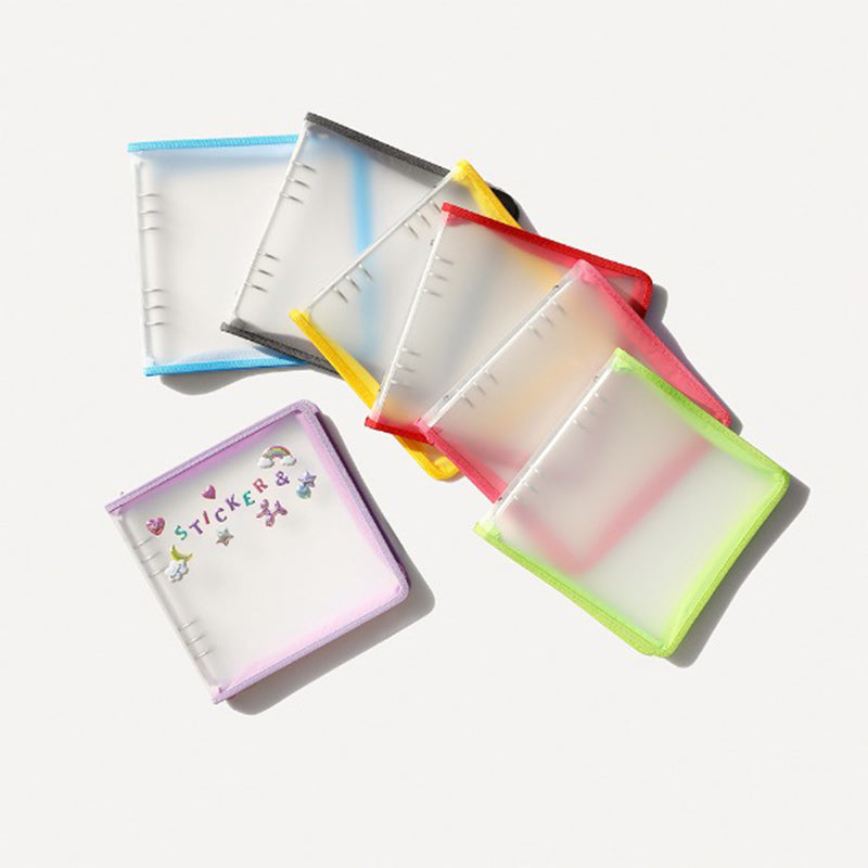 Yudaeng - Wide A5 - Translucent Zipper Square Cover Binder