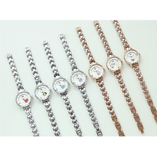 BT21 x OST - Rose Gold Metal Watch - Cooky