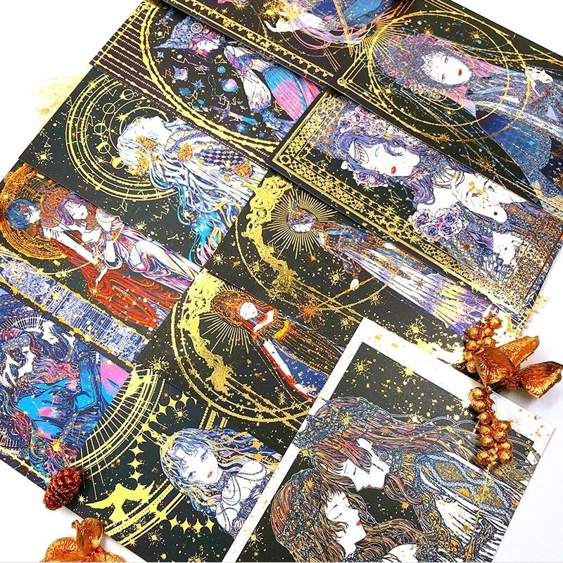 Libet - Estrella Gold Leaf Postcard Set