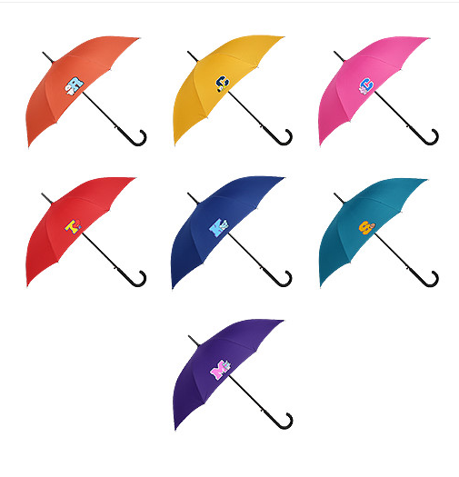 BT21 x Monopoly - Emblem Automatic Long Umbrella