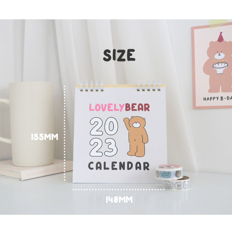 Momopop - 2023 Lovely Bear Desk Calendar