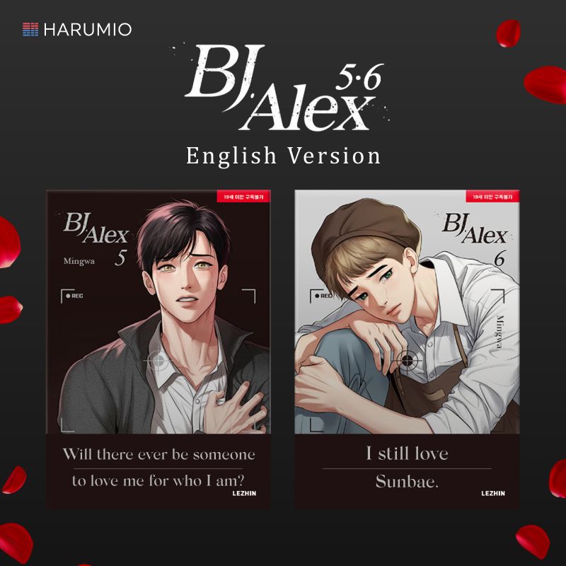 BJ Alex Korean BL selling Manhwa Vol. 1-6