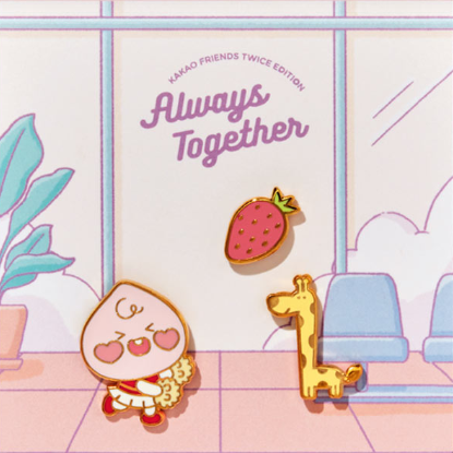 Kakao Friends - TWICE Edition Pin Badges