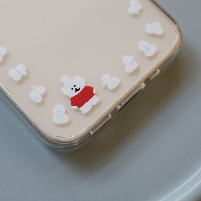 Dinotaeng - Fatty's Snow Duck iPhone Gel Hard Case