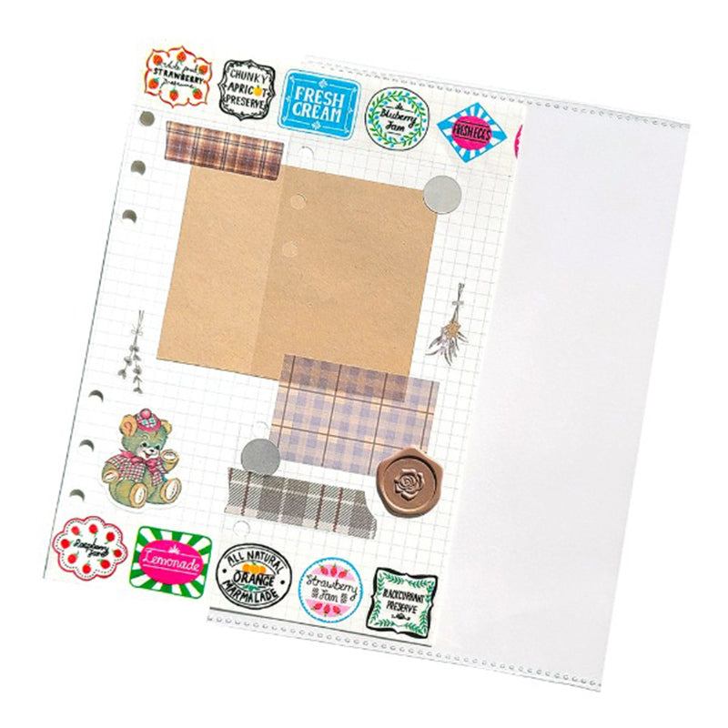 Yudaeng - A5 - 6 Hole Diary Clear Storage Inlay Protection