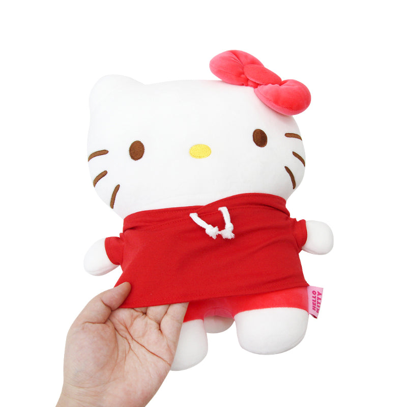 NARA HOME DECO X Hello Kitty - Red Hoodie Hug Me Cushion