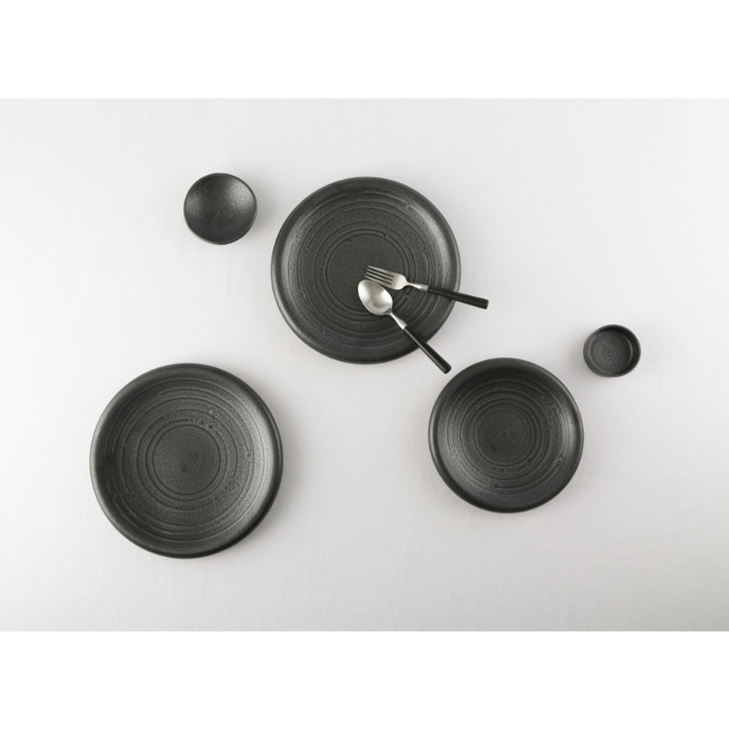 Chaora - Black Frisbee Plate (L)