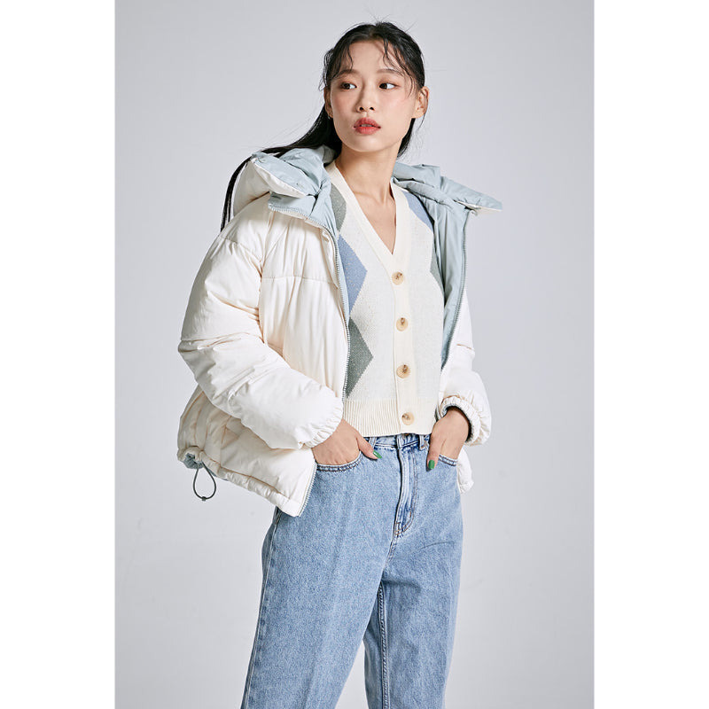 SPAO x MUSINSA - Honey Puffer Collection - Reversible & Detachable Hoo ...