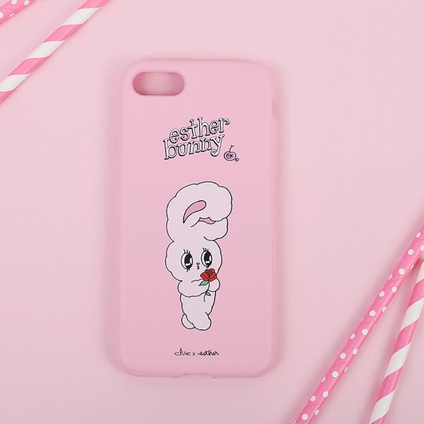 Clue X Esther Bunny - Strawberry Milk Phone Case for iPhone 7/8