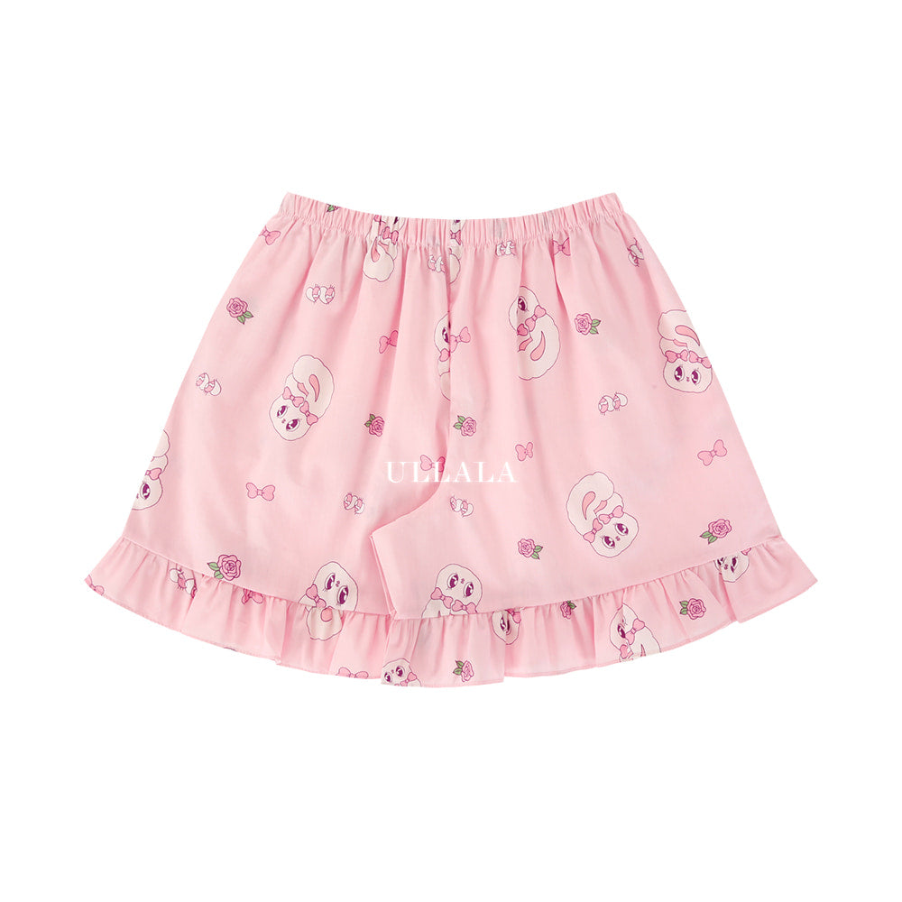 Esther Bunny x Ullala - Heart Bunny Pajama Shorts