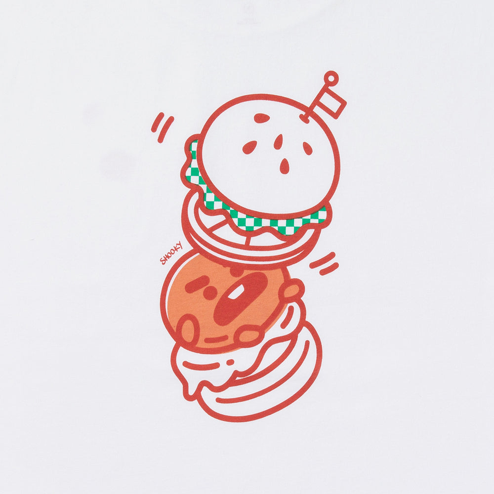 BT21 - BITE - Fast Food - Short Sleeve Polo T-shirt - Shooky