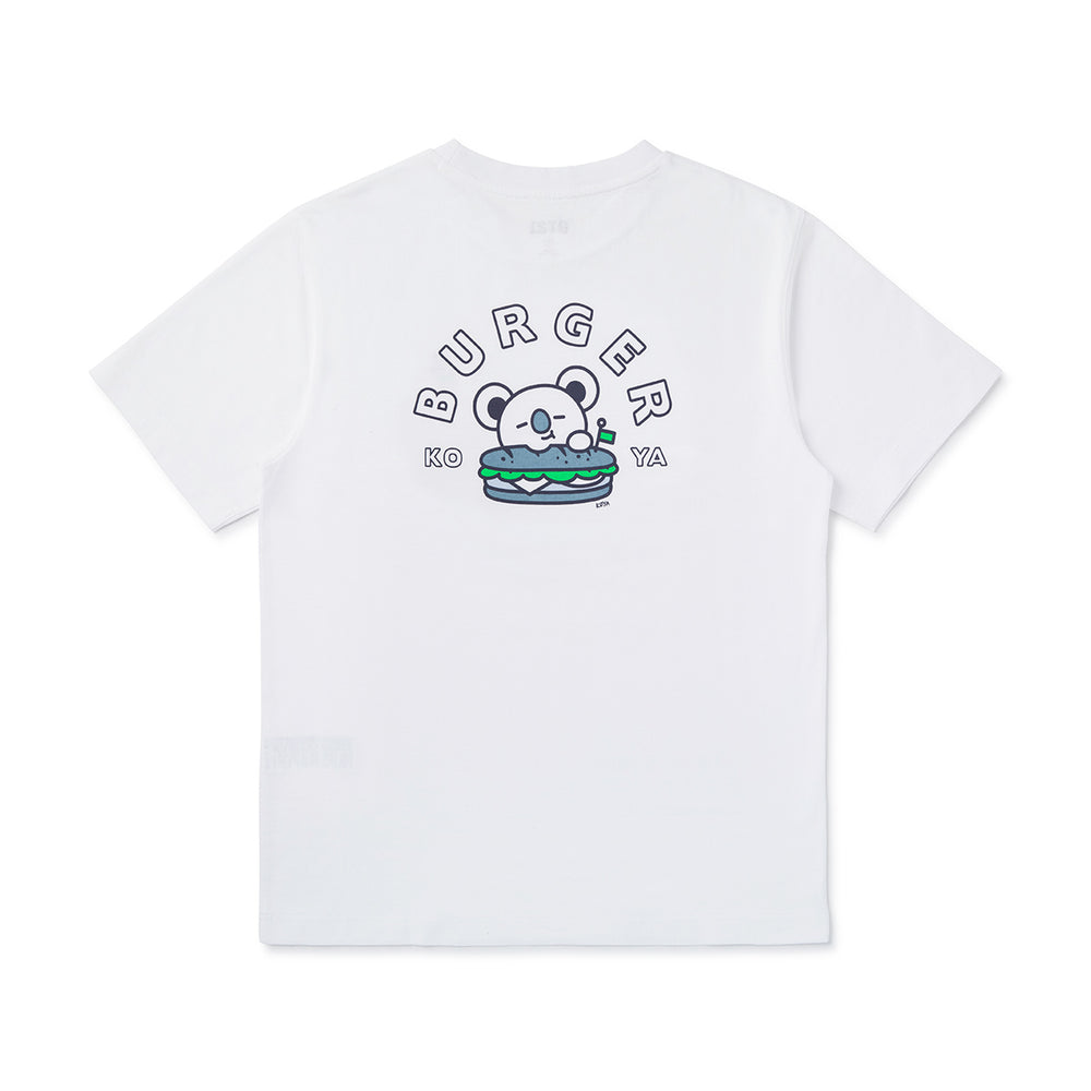 BT21 - BITE - Fast Food - Short Sleeve Polo T-shirt - Koya