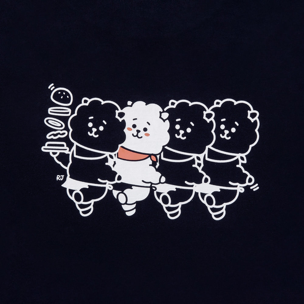 BT21 - BITE - Fast Food - Short Sleeve Polo T-shirt - RJ