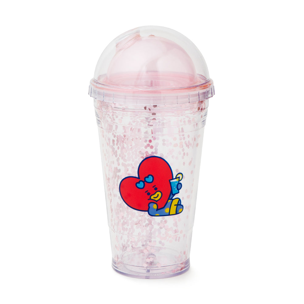 BT21 - Bon Voyage Ice Glitter Tumbler - Tata