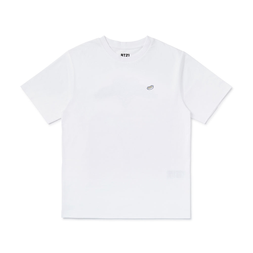 BT21 - BITE - Fast Food - Short Sleeve Polo T-shirt - Tata