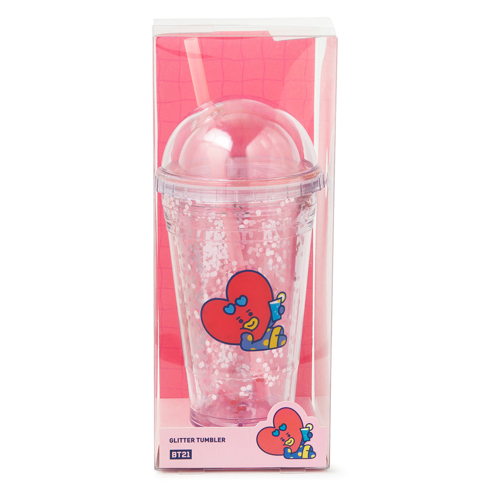 BT21 - Bon Voyage Ice Glitter Tumbler - Tata