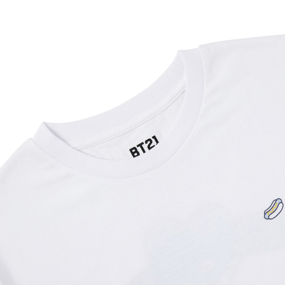 BT21 - BITE - Fast Food - Short Sleeve Polo T-shirt - Tata