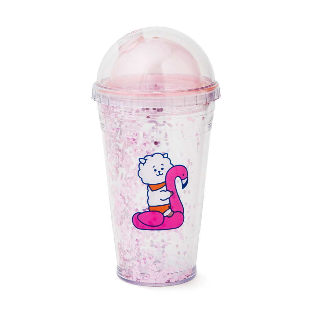 BT21 - Bon Voyage Ice Glitter Tumbler - RJ