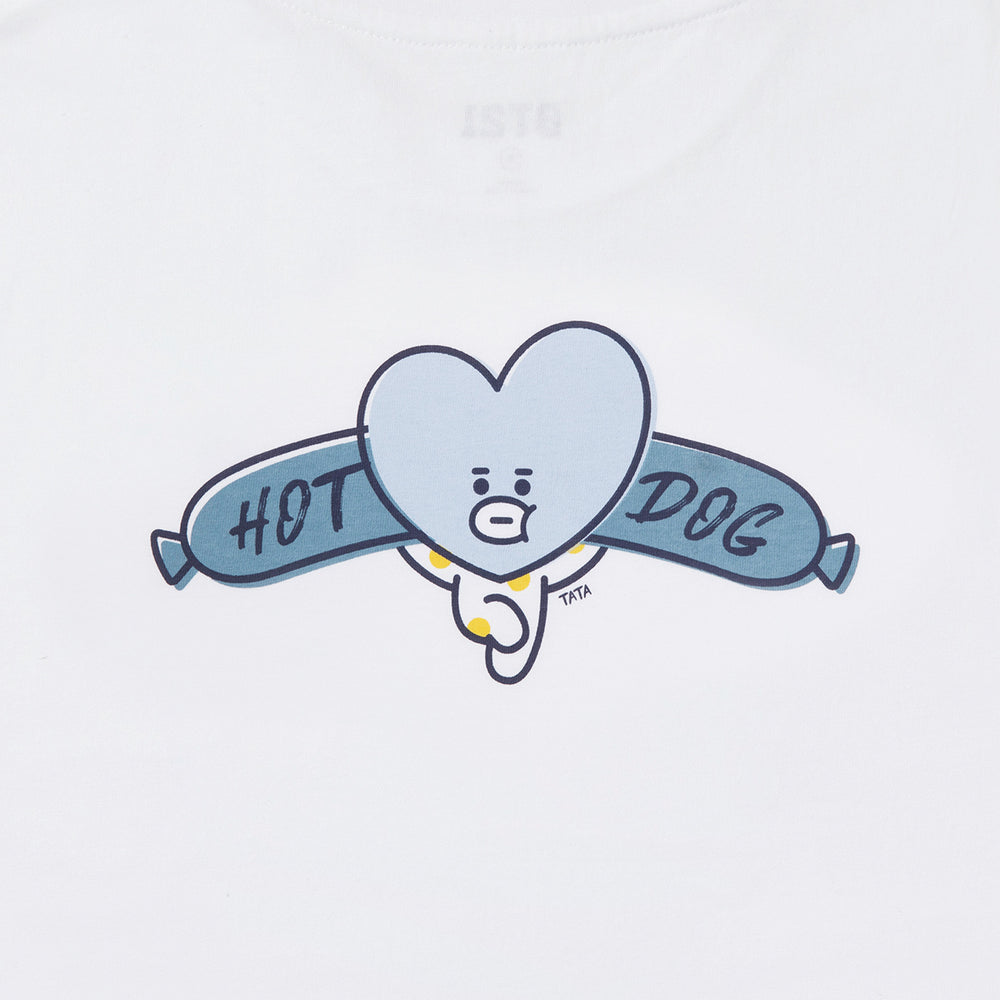 BT21 - BITE - Fast Food - Short Sleeve Polo T-shirt - Tata