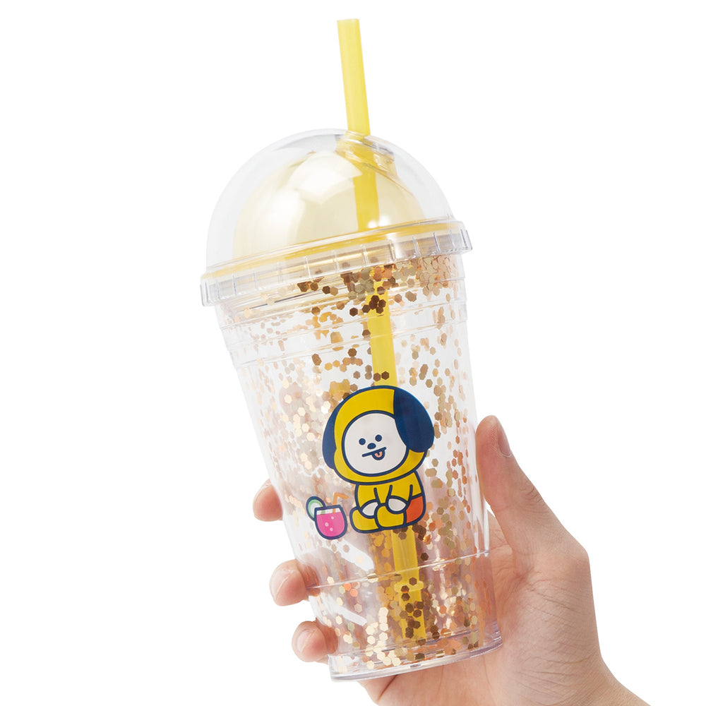 BT21 - Bon Voyage Ice Glitter Tumbler - Chimmy